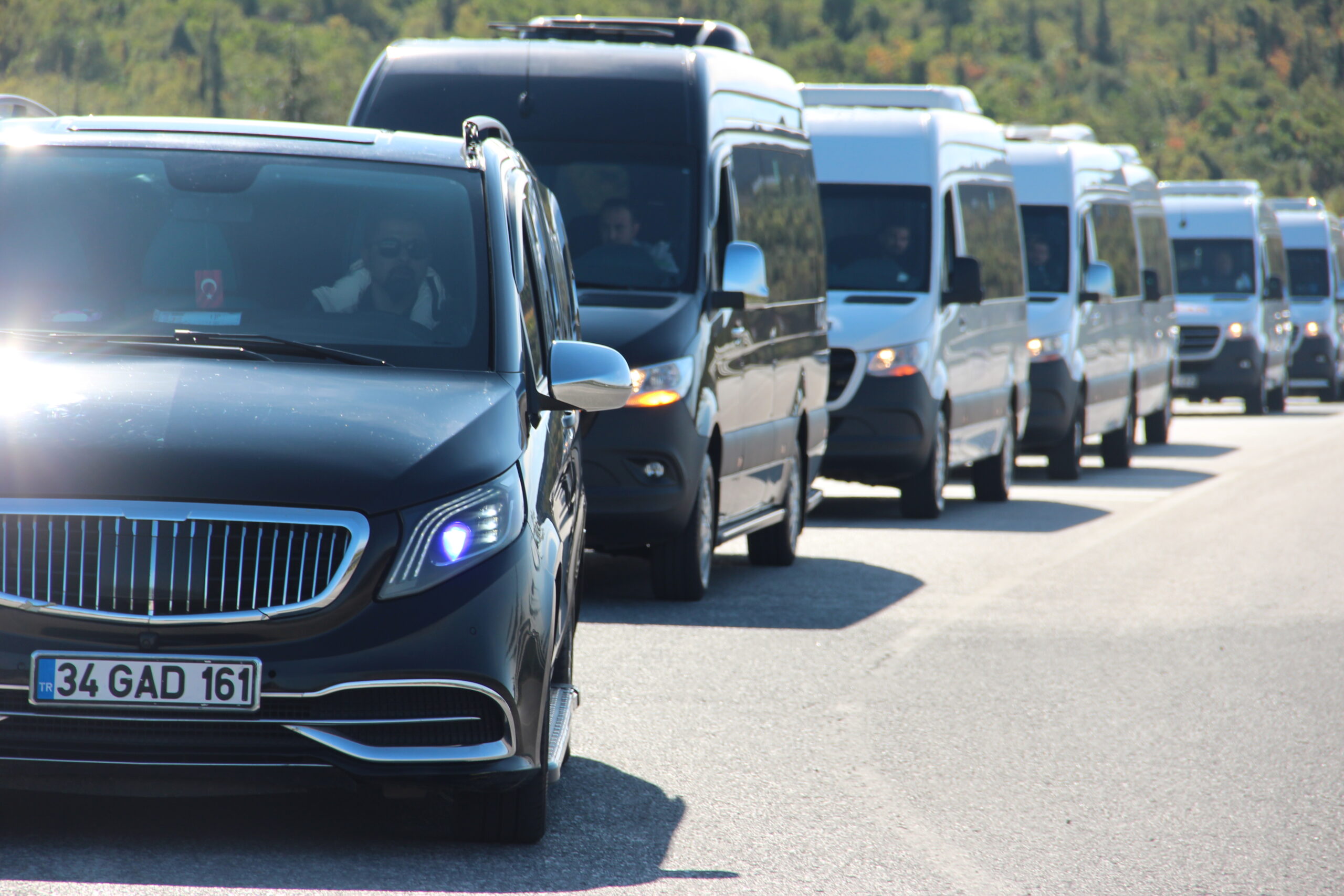 Servis aracı ile personel taşımacılığı